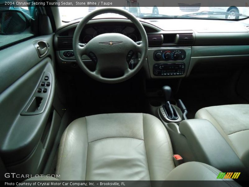 Stone White / Taupe 2004 Chrysler Sebring Touring Sedan