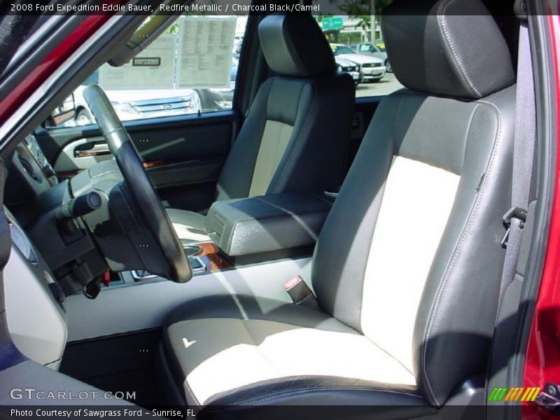 Redfire Metallic / Charcoal Black/Camel 2008 Ford Expedition Eddie Bauer