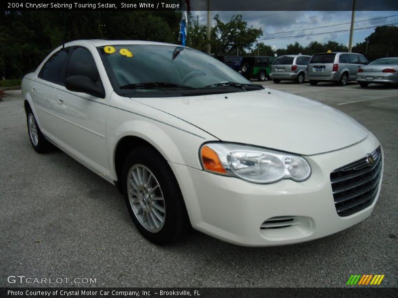 Stone White / Taupe 2004 Chrysler Sebring Touring Sedan