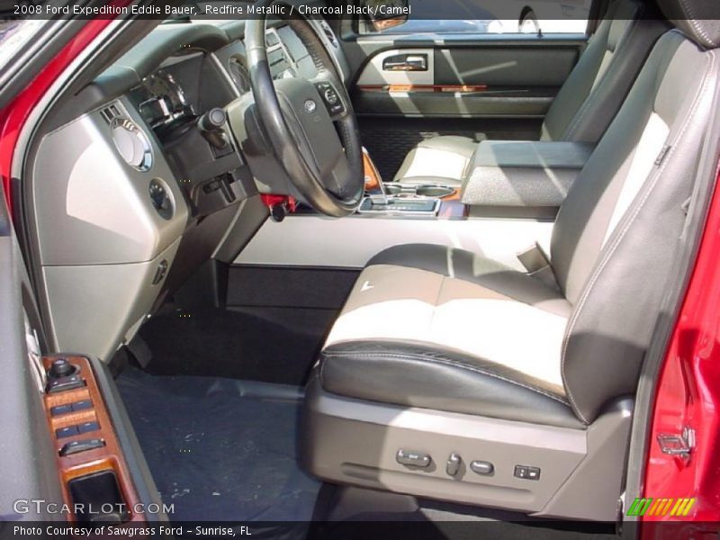 Redfire Metallic / Charcoal Black/Camel 2008 Ford Expedition Eddie Bauer