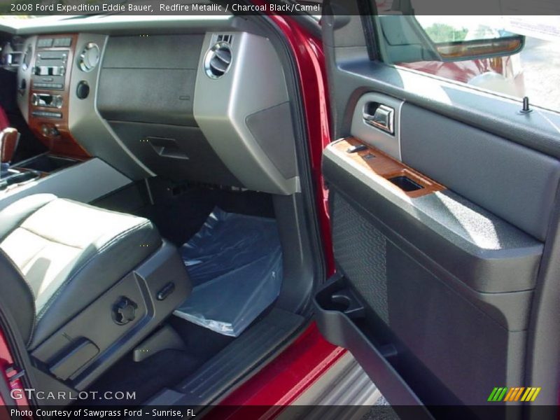 Redfire Metallic / Charcoal Black/Camel 2008 Ford Expedition Eddie Bauer