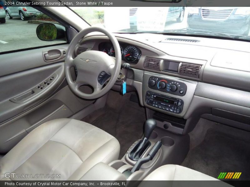 Stone White / Taupe 2004 Chrysler Sebring Touring Sedan