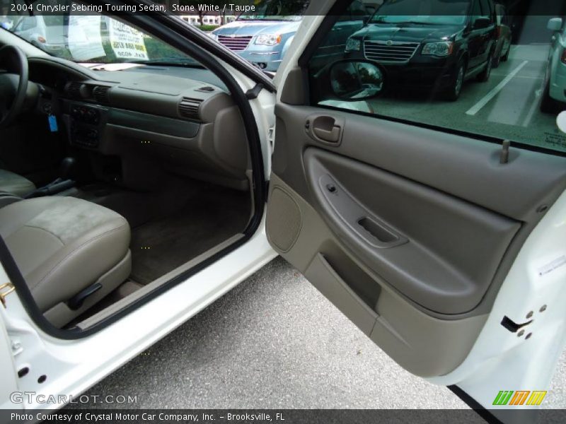 Stone White / Taupe 2004 Chrysler Sebring Touring Sedan