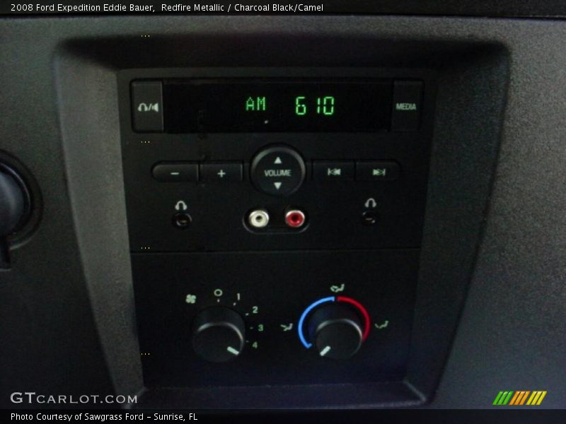 Redfire Metallic / Charcoal Black/Camel 2008 Ford Expedition Eddie Bauer
