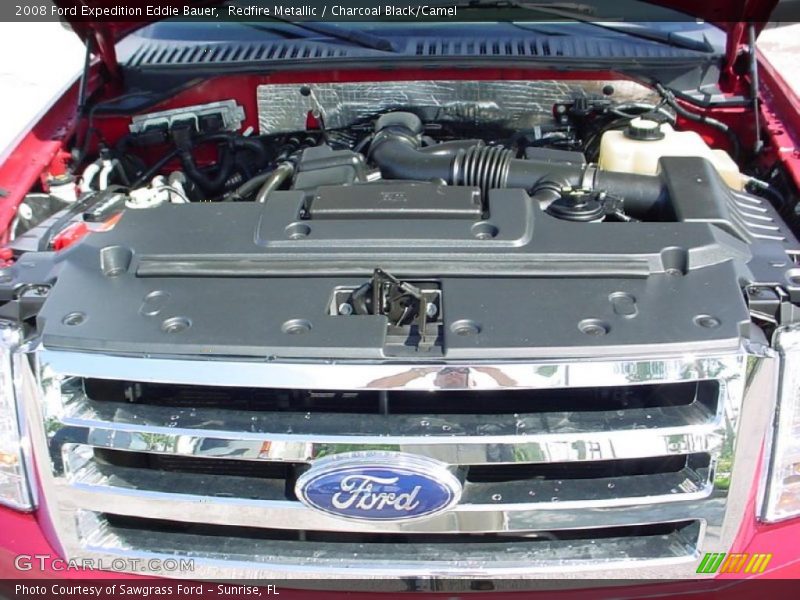Redfire Metallic / Charcoal Black/Camel 2008 Ford Expedition Eddie Bauer