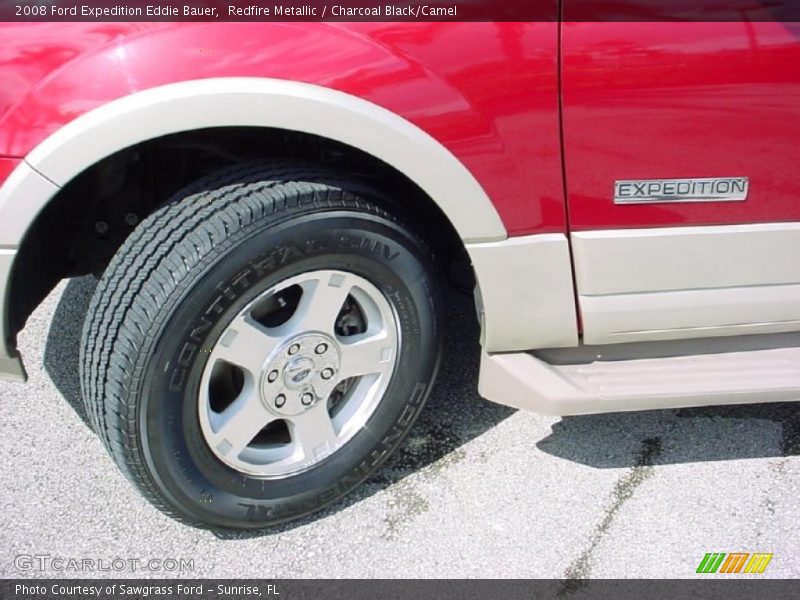 Redfire Metallic / Charcoal Black/Camel 2008 Ford Expedition Eddie Bauer