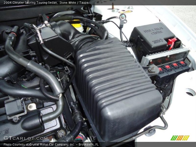 Stone White / Taupe 2004 Chrysler Sebring Touring Sedan