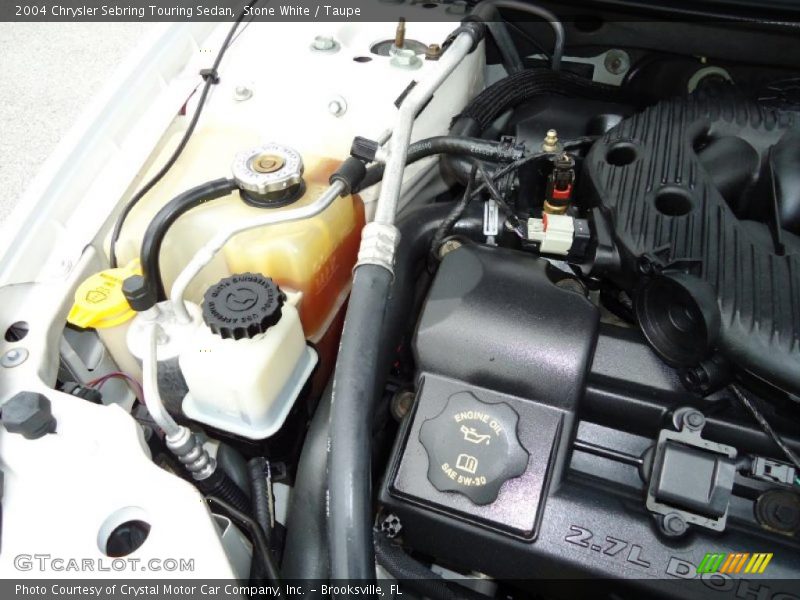 Stone White / Taupe 2004 Chrysler Sebring Touring Sedan