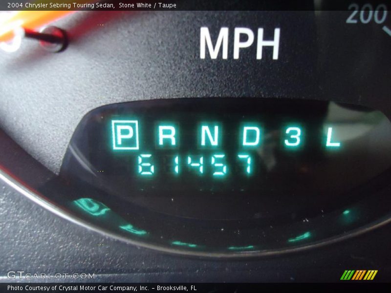Stone White / Taupe 2004 Chrysler Sebring Touring Sedan