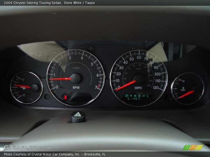 Stone White / Taupe 2004 Chrysler Sebring Touring Sedan