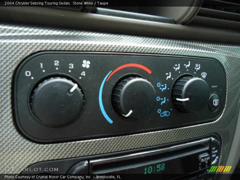 Stone White / Taupe 2004 Chrysler Sebring Touring Sedan