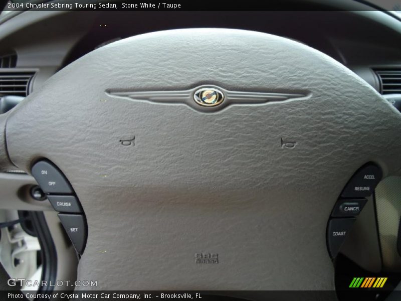 Stone White / Taupe 2004 Chrysler Sebring Touring Sedan