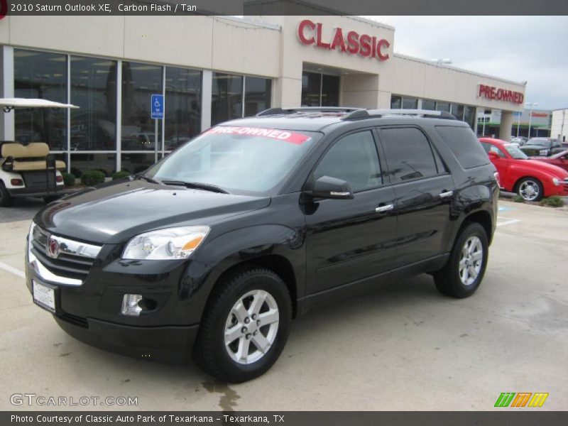 Carbon Flash / Tan 2010 Saturn Outlook XE