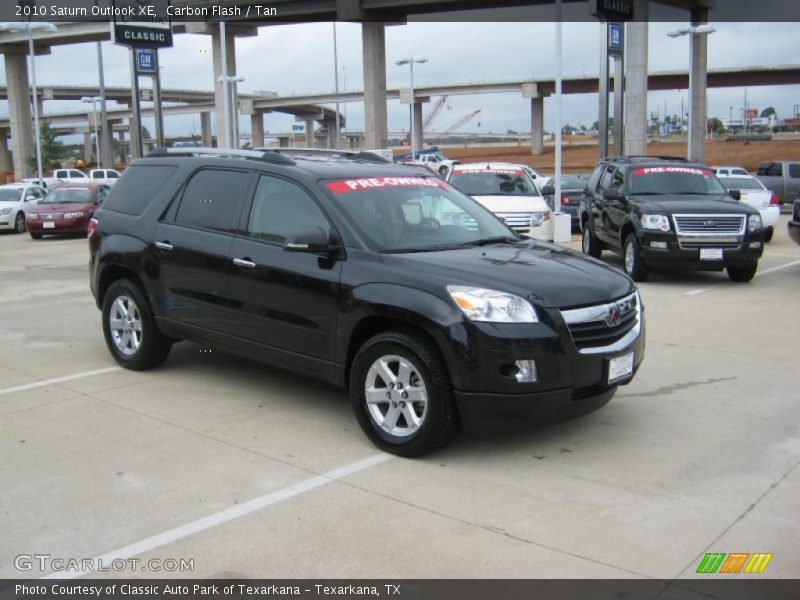 Carbon Flash / Tan 2010 Saturn Outlook XE