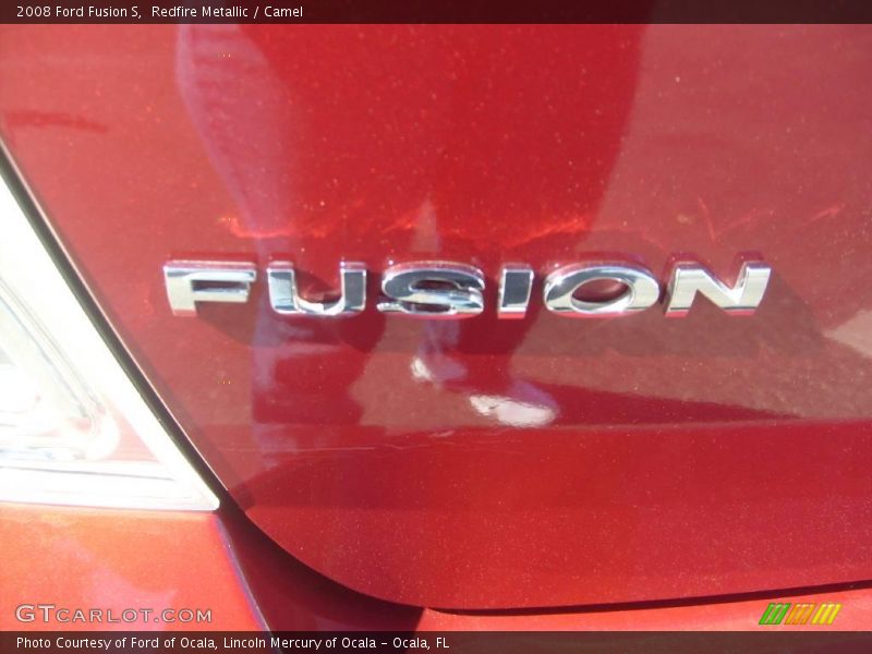Redfire Metallic / Camel 2008 Ford Fusion S