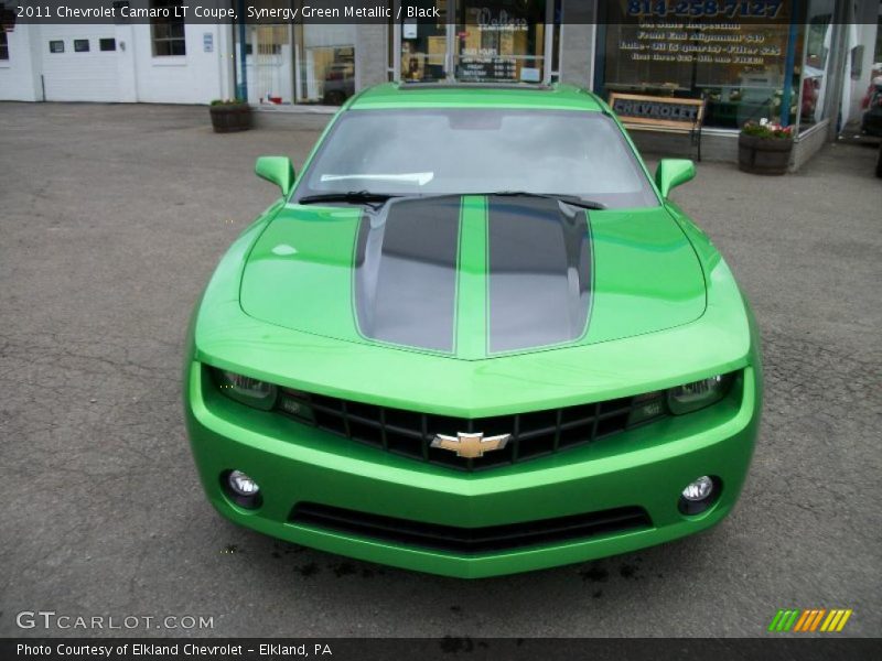 Synergy Green Metallic / Black 2011 Chevrolet Camaro LT Coupe