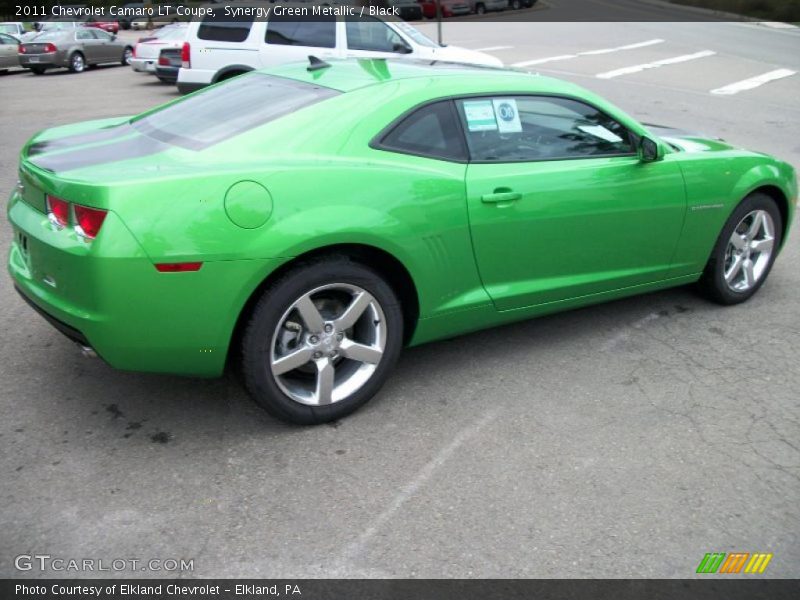 Synergy Green Metallic / Black 2011 Chevrolet Camaro LT Coupe