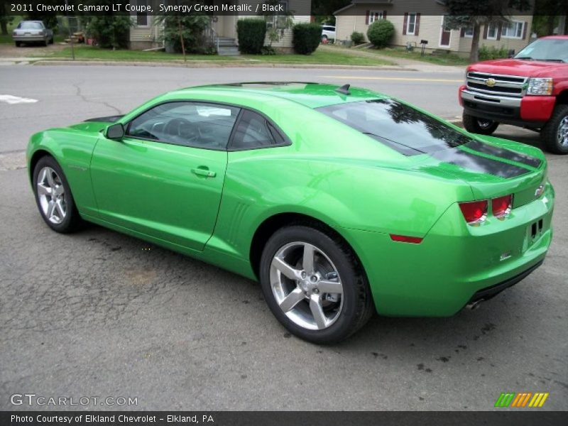 Synergy Green Metallic / Black 2011 Chevrolet Camaro LT Coupe