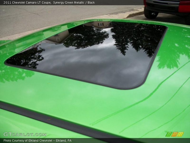 Synergy Green Metallic / Black 2011 Chevrolet Camaro LT Coupe