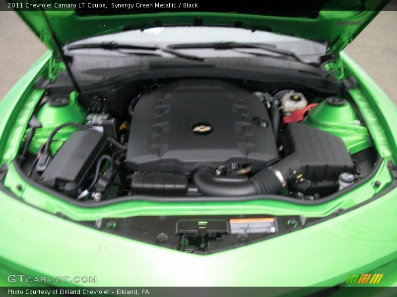Synergy Green Metallic / Black 2011 Chevrolet Camaro LT Coupe