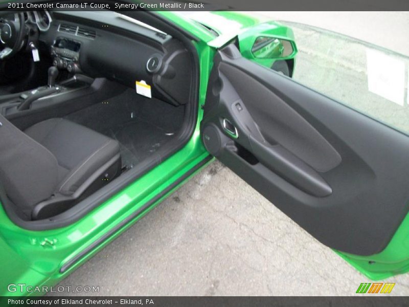 Synergy Green Metallic / Black 2011 Chevrolet Camaro LT Coupe
