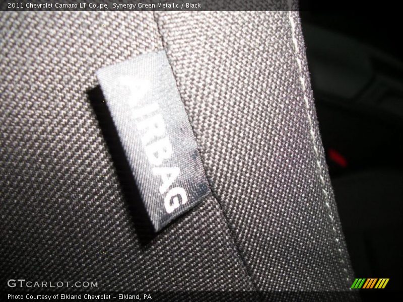 Synergy Green Metallic / Black 2011 Chevrolet Camaro LT Coupe