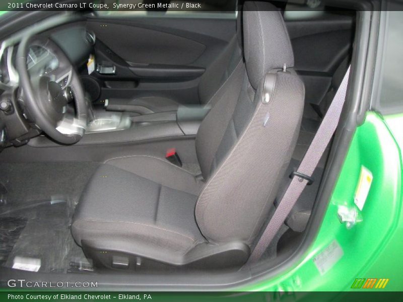 Synergy Green Metallic / Black 2011 Chevrolet Camaro LT Coupe