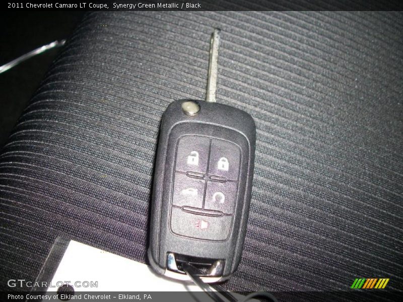 Synergy Green Metallic / Black 2011 Chevrolet Camaro LT Coupe