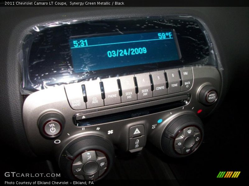 Synergy Green Metallic / Black 2011 Chevrolet Camaro LT Coupe