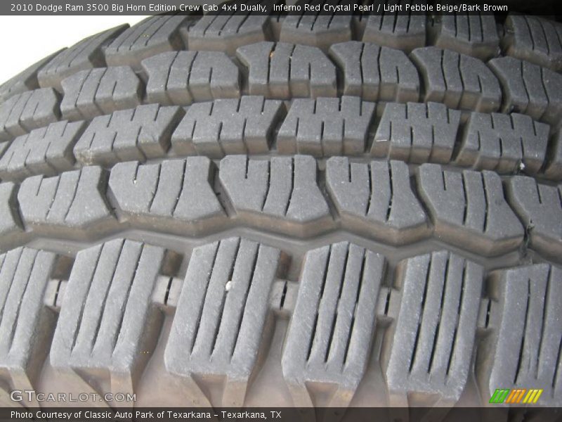 Inferno Red Crystal Pearl / Light Pebble Beige/Bark Brown 2010 Dodge Ram 3500 Big Horn Edition Crew Cab 4x4 Dually
