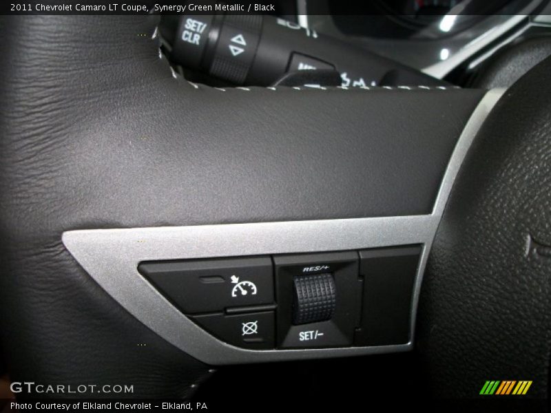 Synergy Green Metallic / Black 2011 Chevrolet Camaro LT Coupe
