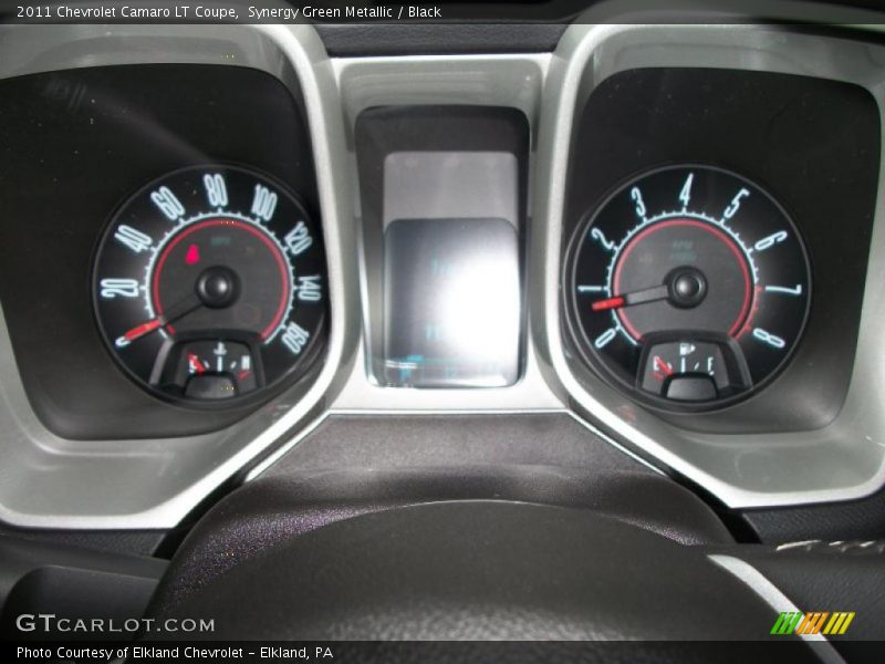 Synergy Green Metallic / Black 2011 Chevrolet Camaro LT Coupe