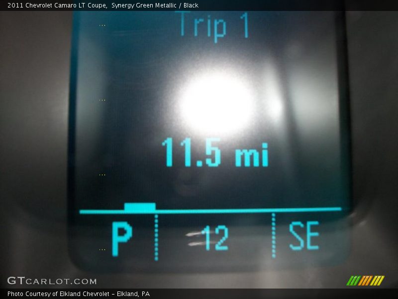 Synergy Green Metallic / Black 2011 Chevrolet Camaro LT Coupe