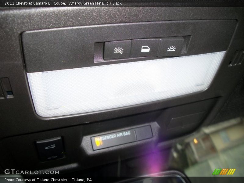 Synergy Green Metallic / Black 2011 Chevrolet Camaro LT Coupe