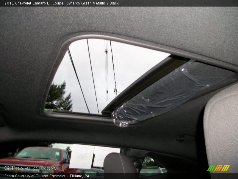 Synergy Green Metallic / Black 2011 Chevrolet Camaro LT Coupe