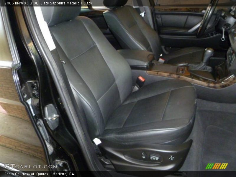 Black Sapphire Metallic / Black 2006 BMW X5 3.0i