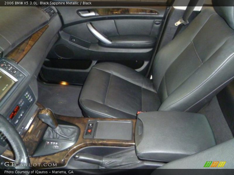 Black Sapphire Metallic / Black 2006 BMW X5 3.0i