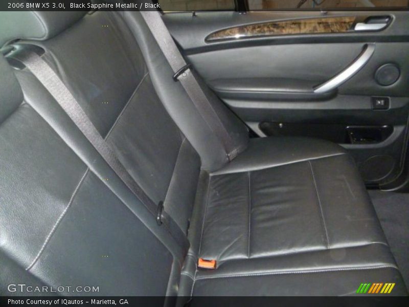 Black Sapphire Metallic / Black 2006 BMW X5 3.0i