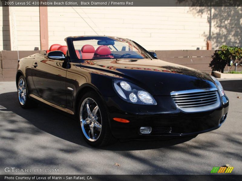 Black Diamond / Pimento Red 2005 Lexus SC 430 Pebble Beach Edition