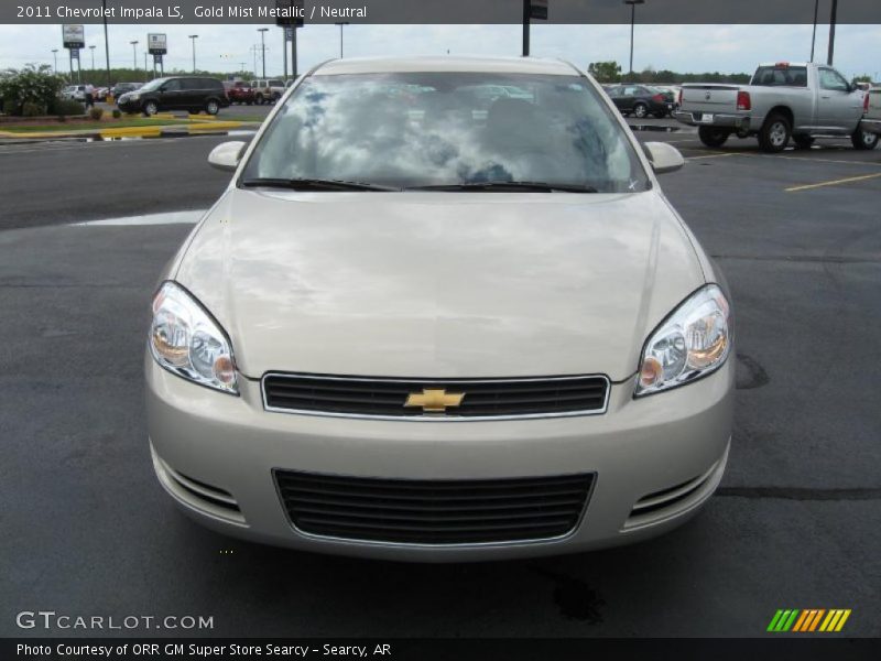 Gold Mist Metallic / Neutral 2011 Chevrolet Impala LS