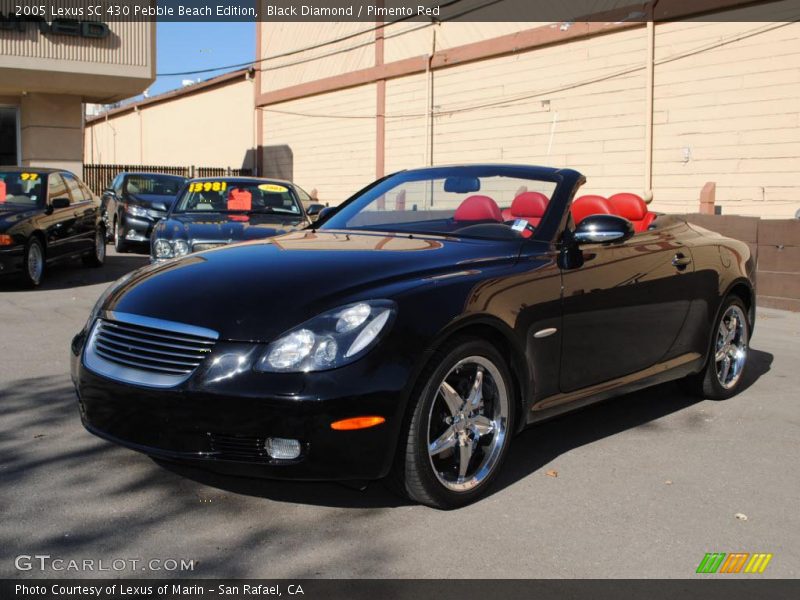 Black Diamond / Pimento Red 2005 Lexus SC 430 Pebble Beach Edition
