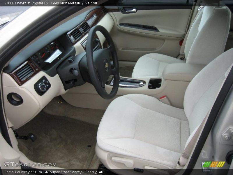 Gold Mist Metallic / Neutral 2011 Chevrolet Impala LS