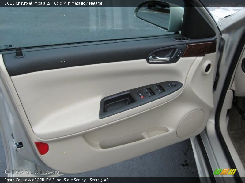 Gold Mist Metallic / Neutral 2011 Chevrolet Impala LS