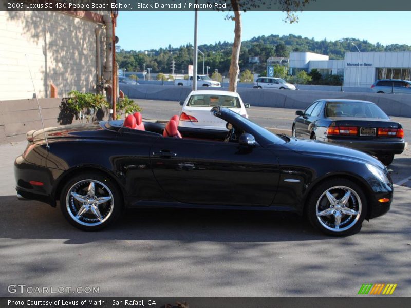 Black Diamond / Pimento Red 2005 Lexus SC 430 Pebble Beach Edition