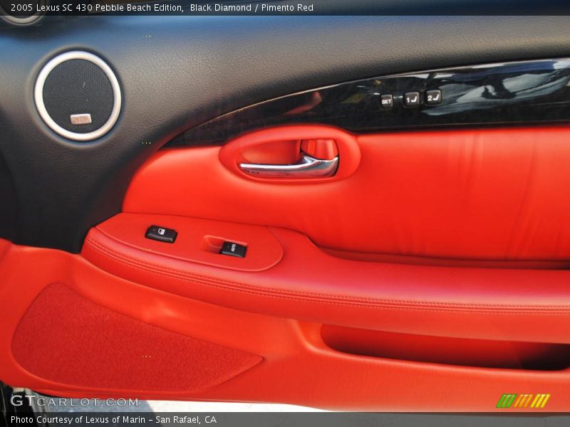 Black Diamond / Pimento Red 2005 Lexus SC 430 Pebble Beach Edition