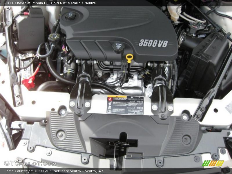 Gold Mist Metallic / Neutral 2011 Chevrolet Impala LS