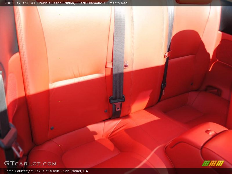 Black Diamond / Pimento Red 2005 Lexus SC 430 Pebble Beach Edition