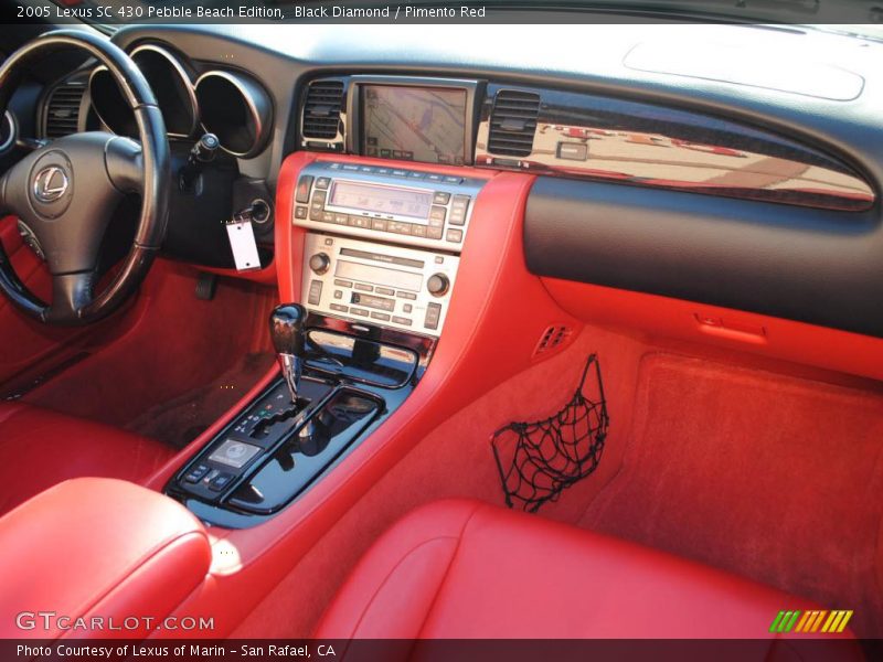 Black Diamond / Pimento Red 2005 Lexus SC 430 Pebble Beach Edition