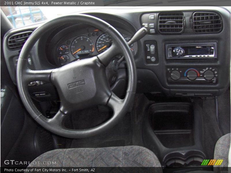 Pewter Metallic / Graphite 2001 GMC Jimmy SLS 4x4