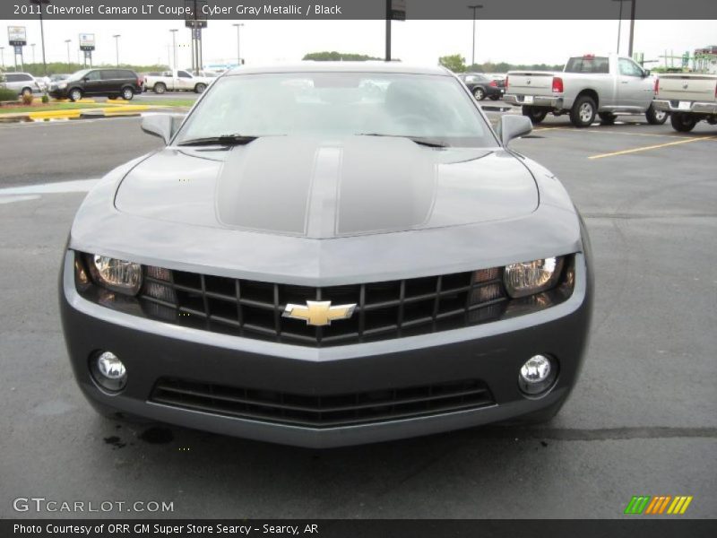 Cyber Gray Metallic / Black 2011 Chevrolet Camaro LT Coupe
